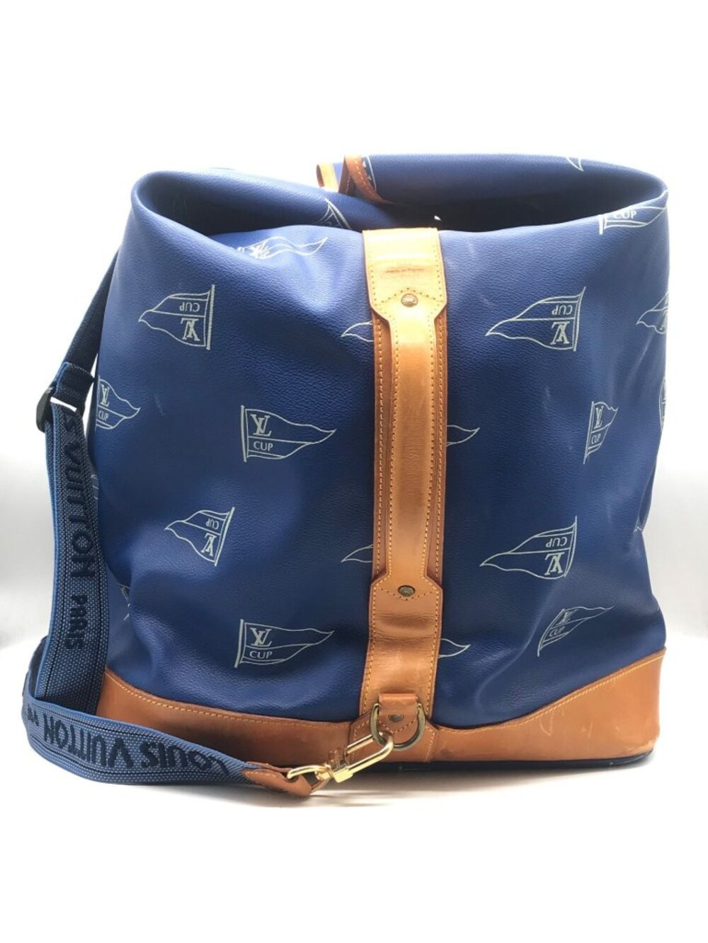 Louis Vuitton Cup Sac Marine Bandouliere Shoulder Bag Blue